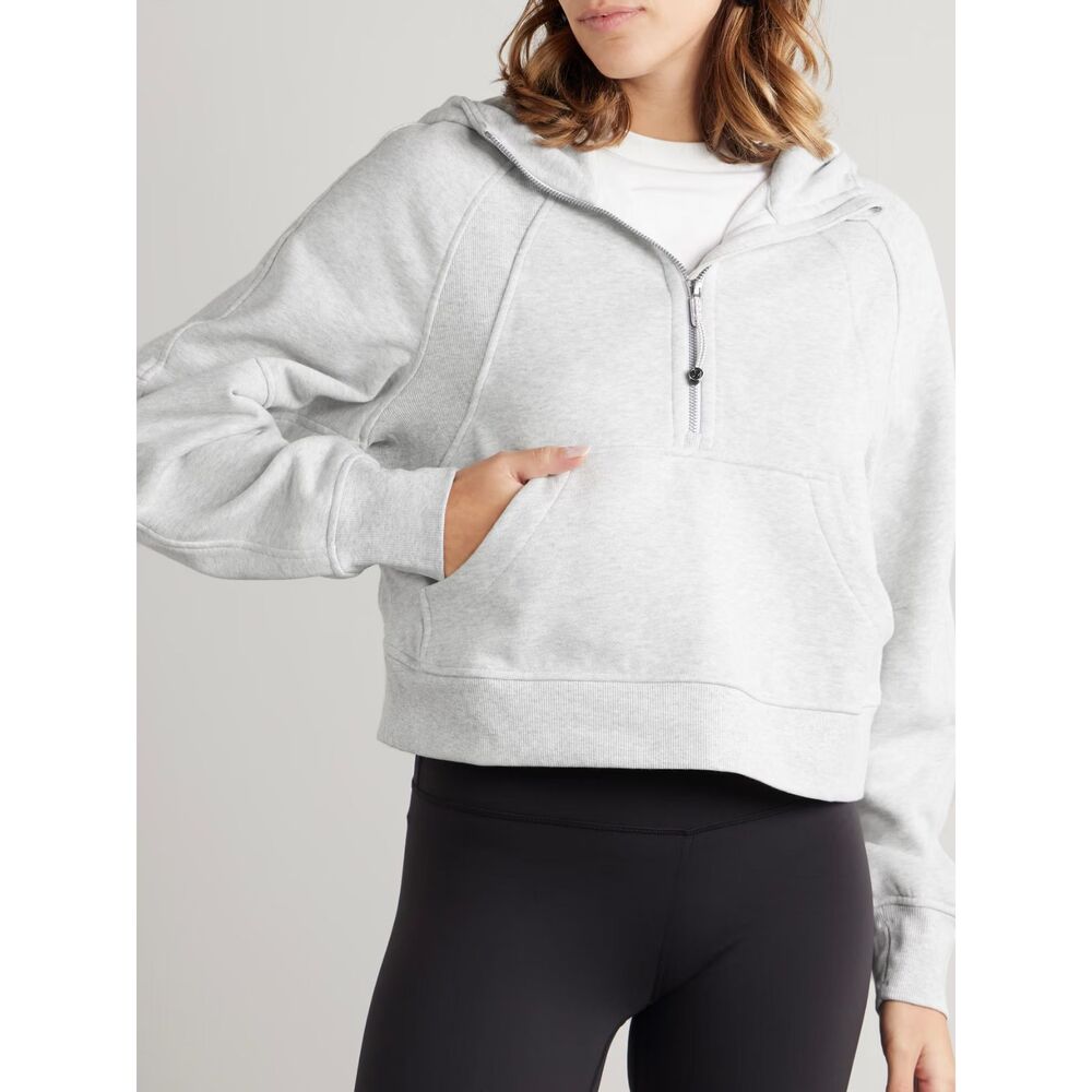 Lululemon Scuba Half Zip Oversized Gray Hoodie XS/S